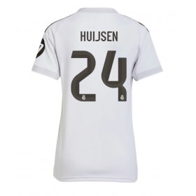 Dámské fotbalový oblečení Real Madrid Dean Huijsen #24 Domácí košile 2025-26 Krátkým Rukávem